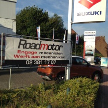 Road Motor werft aan mechaniker